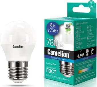Camelion LED8-G45/865/E27