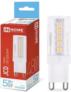 In Home LED-JCD 5Вт G9 6500К 480лм 4690612036342