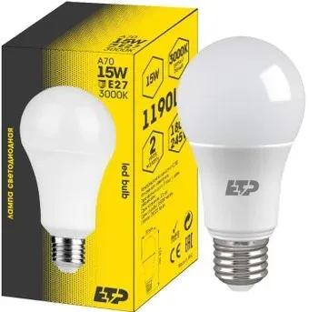ETP A60 E27 12 Вт 4000 К 33655