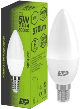 ETP C3 E14 5 Вт 3000 К 33033