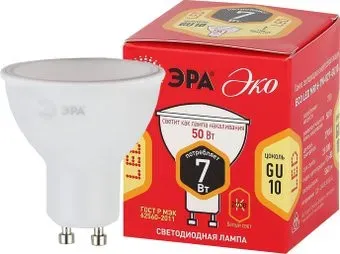 ЭРА ECO LED MR16 GU10 7 Вт 2700 К Б0040874