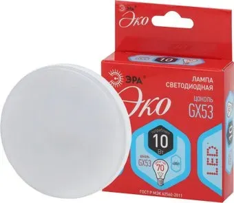 ЭРА ECO LED GX GX53 10 Вт 4000 К Б0036544