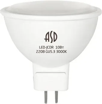 ASD LED-JCDR-STD GU5.3 10 Вт 3000 К 4690612015811