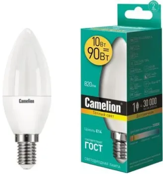 Camelion LED10-C35 E14 10 Вт 3000 К
