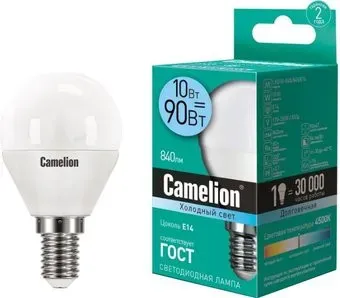 Camelion LED10-G45 E14 10 Вт 4500 К