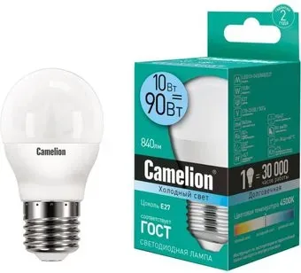 Camelion LED10-G45 E27 10 Вт 4500 К