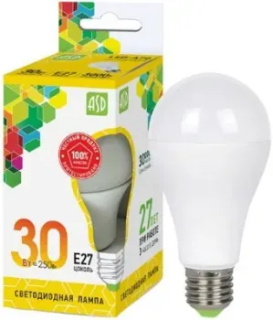 ASD E27 30 Вт 3000 К 4690612024639