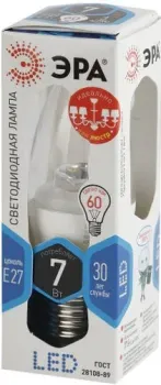 ЭРА B35-7W-840-E27-Clear