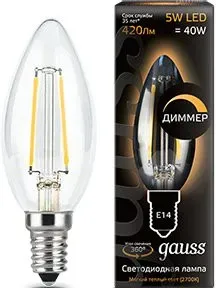 Gauss E14 5 Вт 2700K 103801105-D