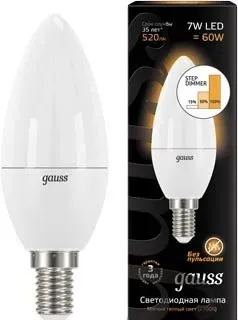 Gauss E14 7 Вт 2700 К [103101107-S]