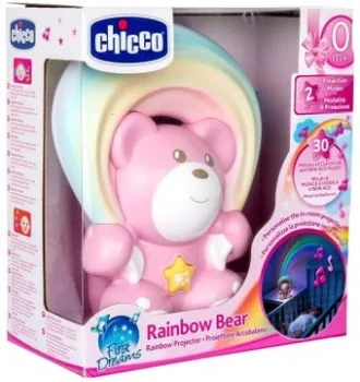 Chicco Радужный мишка (розовый)