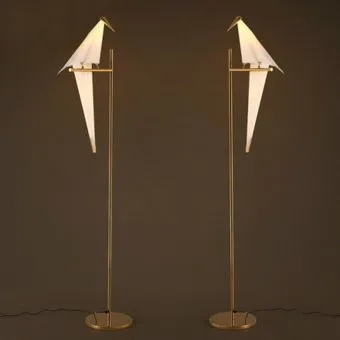 ImperiumLoft Origami Bird Floor Lamp 41.054