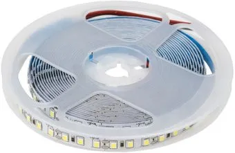 AKS 9,6W/m, 12V, 8мм, 2835, 120 д/м, IP20, холодный белый (6000K) - 5м,