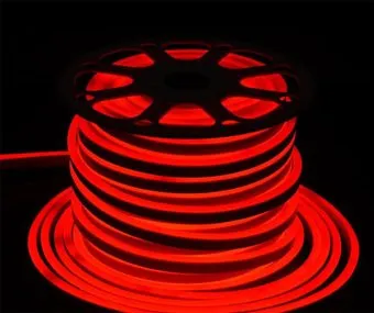 IQLED односторонний 8x16 мм 230V, 120 LED/m, SMD-2835 50m (1 м, красный)