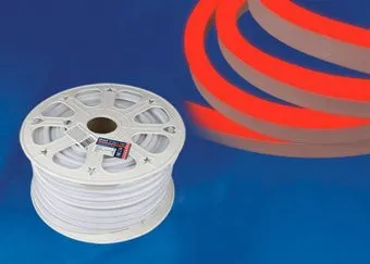 Uniel ULS-N21-2835-120LED/m-8mm-IP67-220V-8W/m-50M-RED
