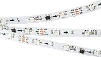 Arlight 7.2W/m 30LED/m 5060SMD разноцветная 5M SPI-B30-10mm 12V RGB-PX3 026368(2)