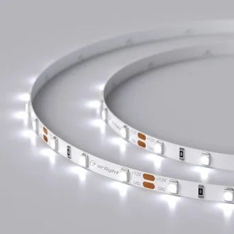 Arlight 4.8W/m 60LED/m 2835SMD холодный белый 5M RT-A60-5mm 12V Cool 8K 028610(2)