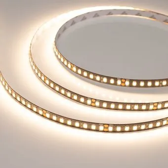 Arlight 12W/m 160Led/m 2835SMD теплый белый 5M RT-A160-BLACK-8mm 24V Warm3000 029426(2)
