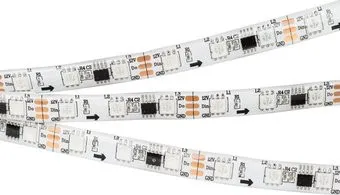Arlight 14.4W/m 60LED/m 5060SMD разноцветная 5M SPI-SE-B60-10mm 12V RGB-PX3 026366(2)