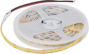 AKS COB - 15W/m, 12V, 8мм, 480 д/м, IP20, теплый белый (3000K) - 5м,