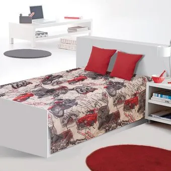 Nivasan Харлей P.H- 125 (125x210, бежевый/красный/синий)