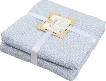 Vladi Валенсия Boucle 200x220 50122 (13 белый/ярко-голубой)