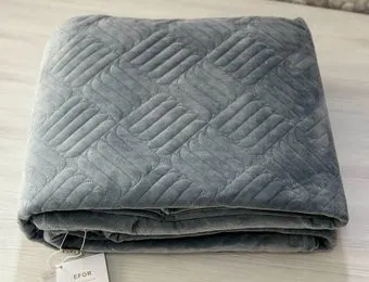 Efor Coverlet 220х240 S5245/04 (велюр, серый)