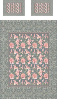 Ambesonne Розовые цветы 160x220 bcsl_78045