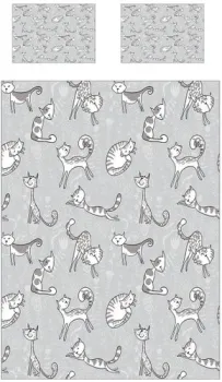 Ambesonne Кошачья нежность 160x220 bcsl 21699