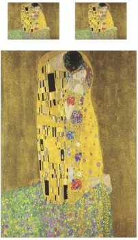 Ambesonne Климт. Поцелуй 160x220 bcsl_4889
