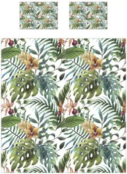 Ambesonne Зеленый папоротник 220x235 bcsl 36047