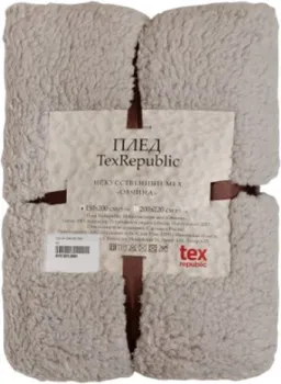 Tex Republic Овчина Однотонный 150x200 93192 (серый)