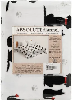 Tex Republic Absolute Flannel Дружба Евро 93336 (черный/белый)