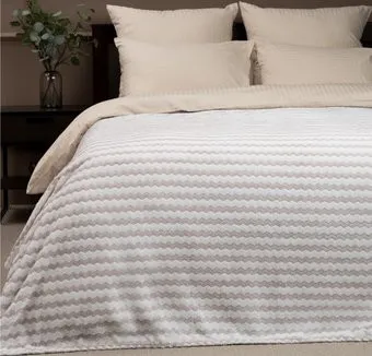Tex Republic Absolute Зигзаг двухцветный Flannel 200x220 92575 (серый)