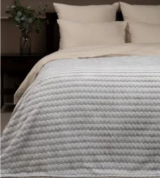 Tex Republic Absolute Зигзаг двухцветный Flannel 150x200 92567 (серый)