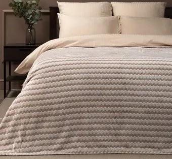Tex Republic Absolute Зигзаг двухцветный Flannel 150x200 92566 (бежевый)