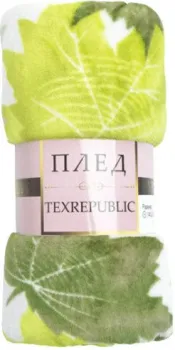 Tex Republic Absolute Листья клена Фланель 140x200 37387 (зеленый)