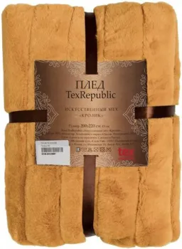Tex Republic Кролик Полосы Искуственный мех Евро 93160 (желтый)