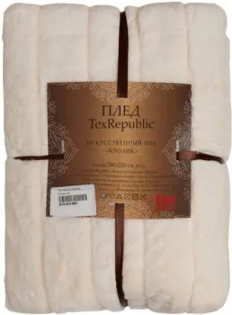 Tex Republic Кролик Полосы Искуственный мех Евро 93158 (шампань)