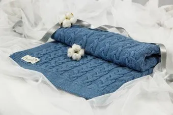 Amarobaby Pure Love Косичка 105x75 (джинс)