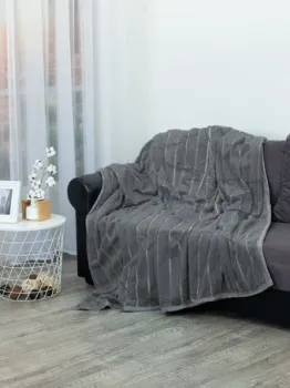 Tex Republic Полосы TCH KS GY3 2022 17-0000 200x220 см (серый)