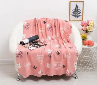 Belezza Киттен 120x150 (флис, розовый)