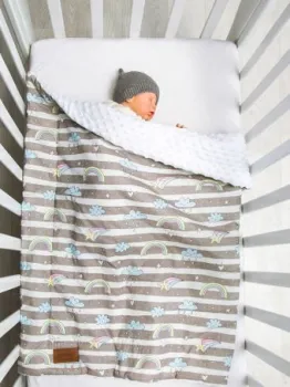 Amarobaby Растем вместе. Радуга 85x95 (серый)