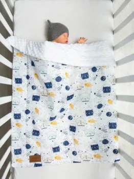 Amarobaby Растем вместе. Космос 85x95 (синий/белый)