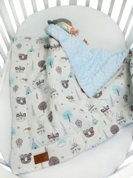 Amarobaby Растем вместе. Индейцы 85x95 (голубой/серый)