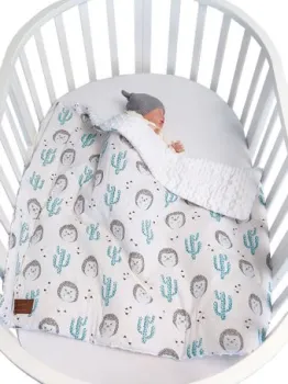 Amarobaby Растем вместе. Ежики 85x95 (серый/белый)