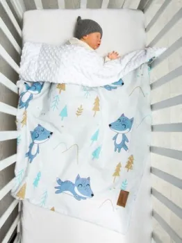 Amarobaby Растем вместе. В лесу 85x95 (синий/белый)