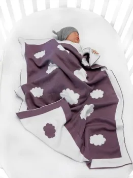Amarobaby Teeny Dream Облака 75x100 (фиолетовый)