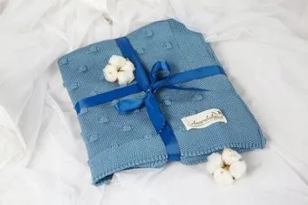 Amarobaby Pure Love. Шишечки 75x100 (синий)