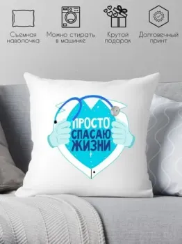 Print Style Просто спасаю жизни 40x40plat195 (40x40 см)